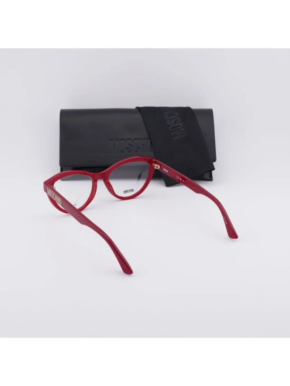 Moschino MOS623 0C9A 00 Cat Eye Eyeglasses 52mm - Red